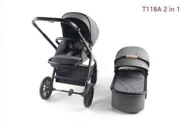 Коляска, цвет - Серебристый, Новый at lalafo.kg Коляска, цвет - Серебристый, Новый