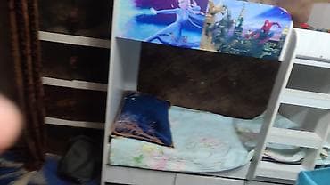 Детская двухъярусная кровать с тематическими панелями - Верхняя at lalafo.kg Детская двухъярусная кровать с тематическими панелями - Верхняя