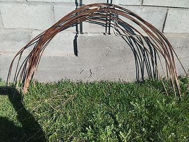 Дуги для парника/грядок из металла - Материал: стальная арматура - at lalafo.kg Дуги для парника/грядок из металла - Материал: стальная арматура -