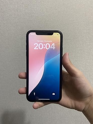 IPhone Xr, Б/у, 64 ГБ, Черный, Защитное стекло, 76 % at lalafo.kg IPhone Xr, Б/у, 64 ГБ, Черный, Защитное стекло, 76 %