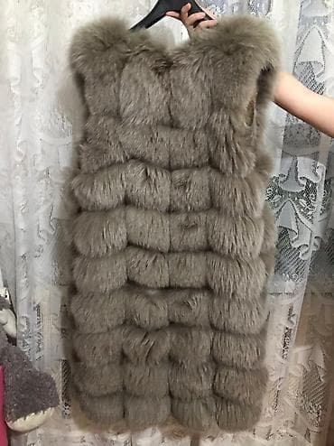 Лосиналар, леггинсылар: Продаю меховую жилетку, ниже колена, размер L, (мех писец),в хорошем lalafo.kg да — 2 Лосиналар, леггинсылар: Продаю меховую жилетку, ниже колена, размер L, (мех писец),в хорошем — 2