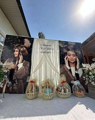 Декор и оформление мероприятий под ключ - Фотозоны и задники из lalafo.kg да — 5 Декор и оформление мероприятий под ключ - Фотозоны и задники из — 5