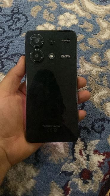 Redmi, Redmi Note 13, Б/у, 256 ГБ, цвет - Черный at lalafo.kg Redmi, Redmi Note 13, Б/у, 256 ГБ, цвет - Черный