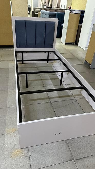 Кровать полуторка, олноспальная с фабричным матрасом. Каркас lalafo.kg да — 5 Кровать полуторка, олноспальная с фабричным матрасом. Каркас — 5