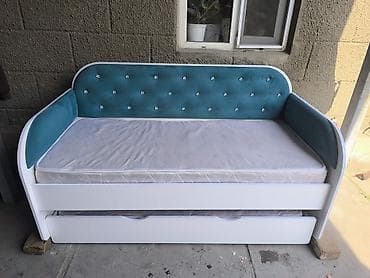 Кровать трансформер, Другой тип, Односпальный, С матрасом at lalafo.kg Кровать трансформер, Другой тип, Односпальный, С матрасом