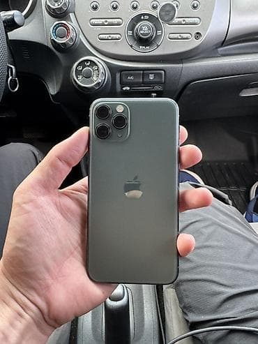 IPhone 11 Pro, Б/у, 256 ГБ, Matte Midnight Green, Защитное стекло, Чехол, 70 % at lalafo.kg IPhone 11 Pro, Б/у, 256 ГБ, Matte Midnight Green, Защитное стекло, Чехол, 70 %
