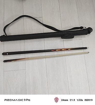 Кий для русского бильярда с чехлом Комплектация: - Разборный at lalafo.kg Кий для русского бильярда с чехлом Комплектация: - Разборный