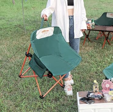 Походный складной стул, Новый, Другой материал, цвет - Зеленый at lalafo.kg Походный складной стул, Новый, Другой материал, цвет - Зеленый