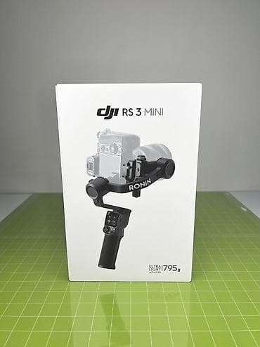 DJI RS 3 Mini — компактный 3-осевой стабилизатор для беззеркальных at lalafo.kg DJI RS 3 Mini — компактный 3-осевой стабилизатор для беззеркальных