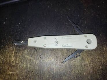 Инструмент ударный для патч панелей, розеток (Punch Down Tool) для at lalafo.kg Инструмент ударный для патч панелей, розеток (Punch Down Tool) для