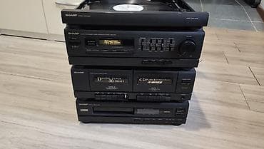 SHARP муз.центр Винтажный, без колонок, аукса нету, проигрыватель at lalafo.kg SHARP муз.центр Винтажный, без колонок, аукса нету, проигрыватель