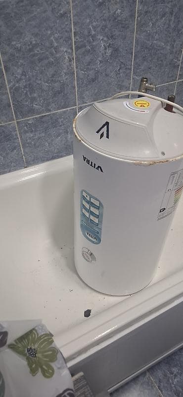 Накопительный водонагреватель Объем бака: 50 л, Электрический, Регулятор температуры, Эмалированная сталь, Б/у at lalafo.kg Накопительный водонагреватель Объем бака: 50 л, Электрический, Регулятор температуры, Эмалированная сталь, Б/у