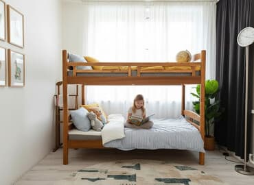 Двухъярусная кровать, Б/у, Складной at lalafo.kg Двухъярусная кровать, Б/у, Складной