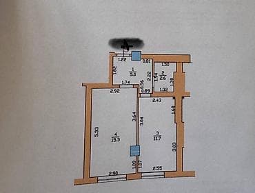 1 бөлмө, 35 м², 5 кабат lalafo.kg да — 9 1 бөлмө, 35 м², 5 кабат — 9