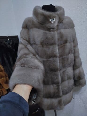 Шуба, Норка, Короткая модель, Италия, XL at lalafo.kg Шуба, Норка, Короткая модель, Италия, XL