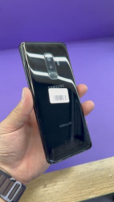 Samsung Galaxy S9 Plus, Б/у, 64 ГБ, цвет - Черный at lalafo.kg Samsung Galaxy S9 Plus, Б/у, 64 ГБ, цвет - Черный