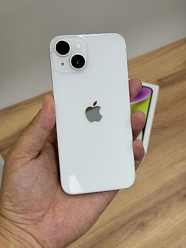 IPhone 14, Колдонулган, 128 ГБ, Ак, Куту, 100 % lalafo.kg да IPhone 14, Колдонулган, 128 ГБ, Ак, Куту, 100 %