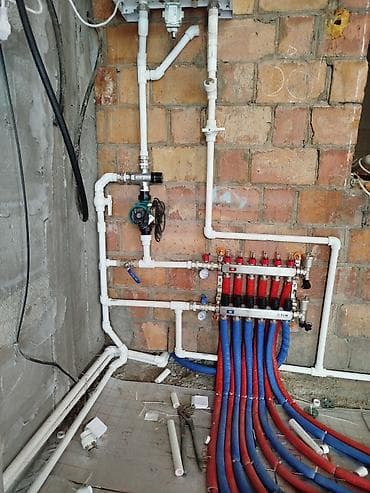 Установка отопительных систем: Водяной теплый пол под стяжку + обвязка коллектора - Проектирование и at lalafo.kg — 2 Установка отопительных систем: Водяной теплый пол под стяжку + обвязка коллектора - Проектирование и — 2