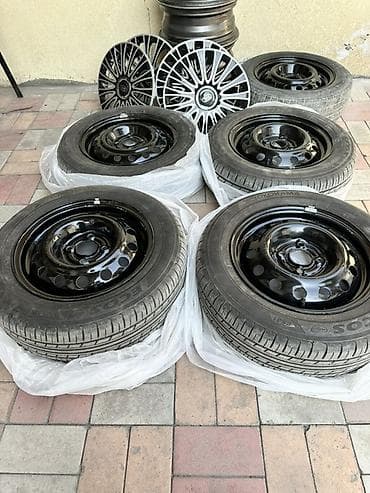 Колеса в сборе 185 / 65 / R 15, Лето, Комплект, Легковые, Железные at lalafo.kg Колеса в сборе 185 / 65 / R 15, Лето, Комплект, Легковые, Железные