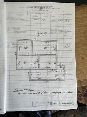 План дома и земельного участка оригинальные инвентаризационные чертежи at lalafo.kg План дома и земельного участка оригинальные инвентаризационные чертежи