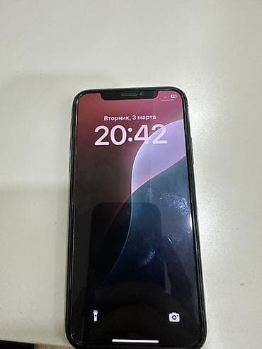IPhone X, 64 ГБ, Space Gray, Чехол, 88 % at lalafo.kg IPhone X, 64 ГБ, Space Gray, Чехол, 88 %