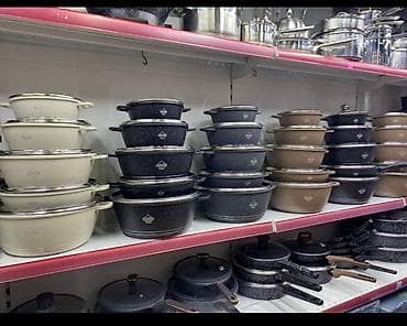 Казан-кастрюли антипригарные по складским ценам Есть самовывоз со at lalafo.kg Казан-кастрюли антипригарные по складским ценам Есть самовывоз со