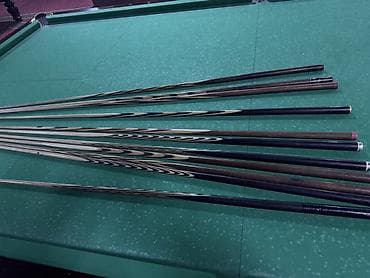 Бильярдные кии (набор) - Классические кии для русского бильярда/пула at lalafo.kg Бильярдные кии (набор) - Классические кии для русского бильярда/пула