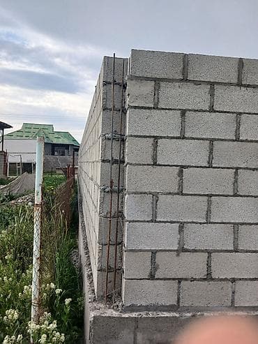 Кладка стен из газобетонных/пенобетонных блоков и устройство at lalafo.kg Кладка стен из газобетонных/пенобетонных блоков и устройство