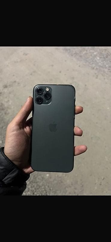 IPhone 11 Pro, Б/у, 256 ГБ, Matte Midnight Green at lalafo.kg IPhone 11 Pro, Б/у, 256 ГБ, Matte Midnight Green