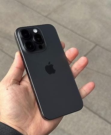 IPhone 15 Pro, 256 ГБ, Black Titanium, Кабель at lalafo.kg IPhone 15 Pro, 256 ГБ, Black Titanium, Кабель