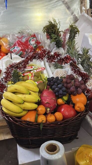 🍓Ощути вкус счастья! 🎁Фруктовые корзины — идеальный подарок и сюрприз at lalafo.kg 🍓Ощути вкус счастья! 🎁Фруктовые корзины — идеальный подарок и сюрприз