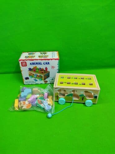 Сортер каталка игрушка деревянная для развития детей 💡 Комплектация at lalafo.kg Сортер каталка игрушка деревянная для развития детей 💡 Комплектация