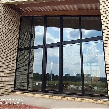 Алюминевые окна на заказ, Витражные, Мансардные, Панорамные at lalafo.kg Алюминевые окна на заказ, Витражные, Мансардные, Панорамные