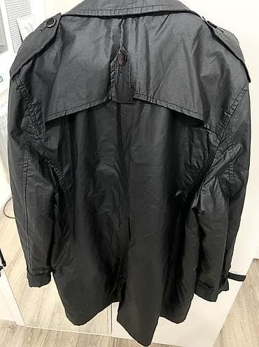 Черный мужской тренч от бренда Emrem. Размер по бирке 2Xl. Хорошо at lalafo.kg — 3 Черный мужской тренч от бренда Emrem. Размер по бирке 2Xl. Хорошо — 3