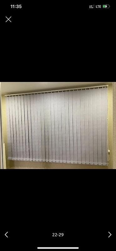 Вертикальные жалюзи из светлого текстиля - Классическая система at lalafo.kg Вертикальные жалюзи из светлого текстиля - Классическая система