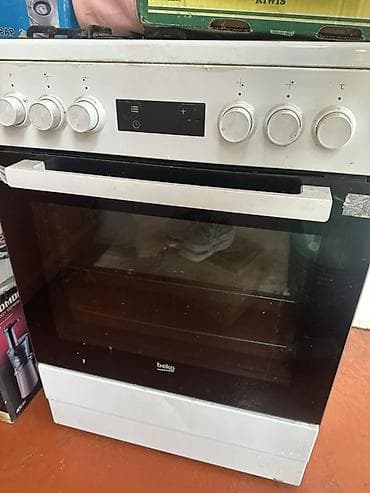 Плита Beko, комбинированная: газовая варочная поверхность + at lalafo.kg Плита Beko, комбинированная: газовая варочная поверхность +