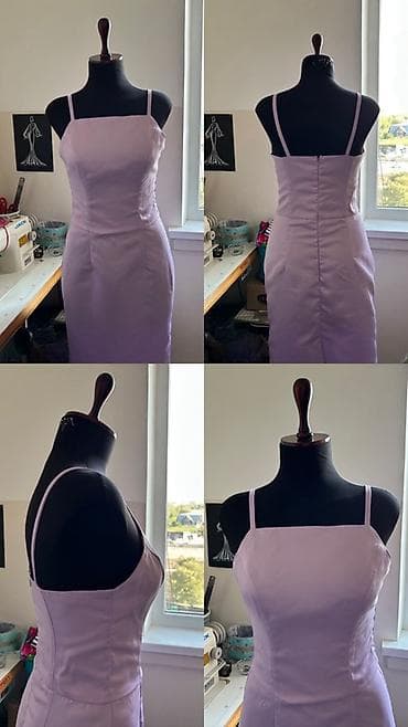 Продаю лавандовое платье ручной работы на бретелях Новое Размер 42-44 at lalafo.kg Продаю лавандовое платье ручной работы на бретелях Новое Размер 42-44