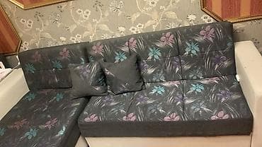 Угловой диван с оттоманкой - Конфигурация: правый угол (оттоманка at lalafo.kg Угловой диван с оттоманкой - Конфигурация: правый угол (оттоманка