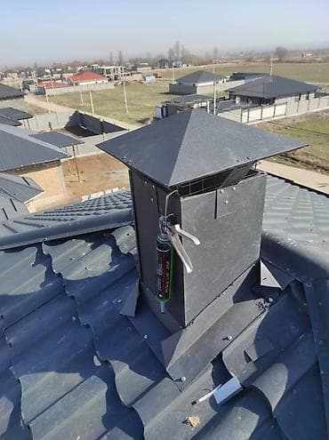 Вентиляционные выводы на крышу с монтажом. Уйлордун ичин табигый at lalafo.kg — 1 Вентиляционные выводы на крышу с монтажом. Уйлордун ичин табигый — 1