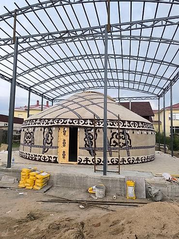 Боз үйлөр сатылат, Каркасы Жыгач, 100 баш, Диаметри: 7 метр lalafo.kg да Боз үйлөр сатылат, Каркасы Жыгач, 100 баш, Диаметри: 7 метр