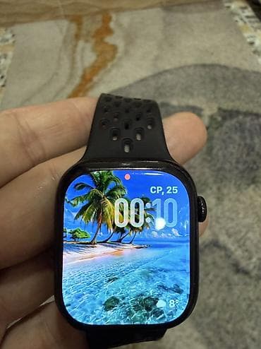 Часы эппл 10 серии, 46мм черные . Часы в Джалал- Абаде. Полный at lalafo.kg Часы эппл 10 серии, 46мм черные . Часы в Джалал- Абаде. Полный