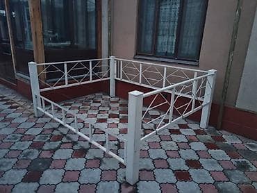Металлический забор, Другой материал, Декоративный, Покраска забора at lalafo.kg Металлический забор, Другой материал, Декоративный, Покраска забора