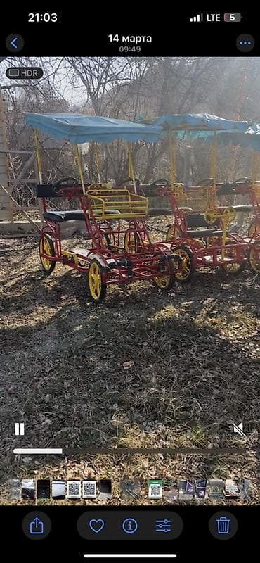 Прокатные веломобили семейного типа договорная - Четырёхколёсные at lalafo.kg Прокатные веломобили семейного типа договорная - Четырёхколёсные