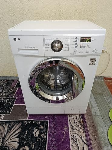 Стиральная машина LG Inverter Direct Drive, 6 кг, Бишкек. Особенности at lalafo.kg Стиральная машина LG Inverter Direct Drive, 6 кг, Бишкек. Особенности