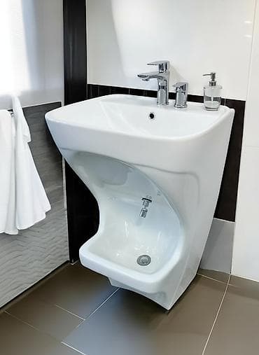 Ванна үчүн раковина, Кош формасы, Материалы: Керамика, Өлчөмү: 90 x 60 см lalafo.kg да Ванна үчүн раковина, Кош формасы, Материалы: Керамика, Өлчөмү: 90 x 60 см