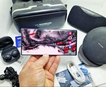 Samsung Note 10, Б/у, 512 ГБ, цвет - Серебристый, 1 SIM, eSIM, 2 SIM at lalafo.kg Samsung Note 10, Б/у, 512 ГБ, цвет - Серебристый, 1 SIM, eSIM, 2 SIM