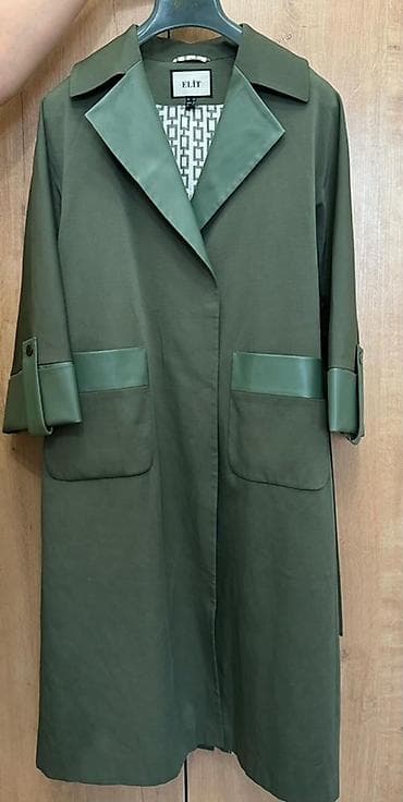 Плащ женский ELIT - Размер: EU 42 / RUS 48 / UK 14 (указан на ярлыке) at lalafo.kg Плащ женский ELIT - Размер: EU 42 / RUS 48 / UK 14 (указан на ярлыке)