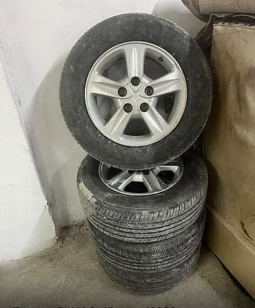 Литые Диски R 15 Toyota, Комплект, отверстий - 5, Б/у at lalafo.kg Литые Диски R 15 Toyota, Комплект, отверстий - 5, Б/у