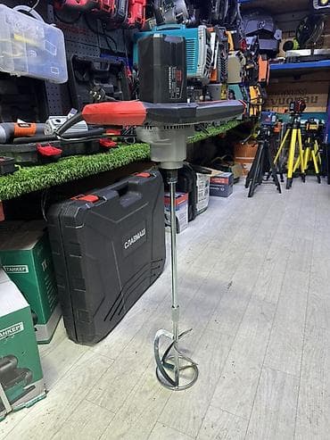 Курулуш аралаштыргычтар: Электрический строительный миксер с насадкой Описание: - Сетевой lalafo.kg да — 1 Курулуш аралаштыргычтар: Электрический строительный миксер с насадкой Описание: - Сетевой — 1