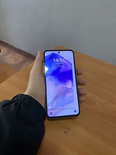 Samsung Galaxy A55, Б/у, 256 ГБ, цвет - Синий, 2 SIM, eSIM at lalafo.kg Samsung Galaxy A55, Б/у, 256 ГБ, цвет - Синий, 2 SIM, eSIM